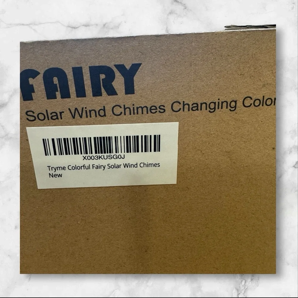 Color Changing Solar Fairy Wind Chimes - Decorative Mobile Outside Lights Unique